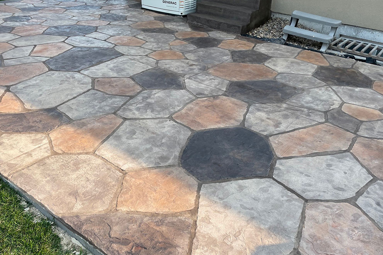 stamped concrete installations